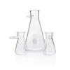 Kimble 27060-25 KIMAX Graduated Filter Flask, Glass Side Arm, 25 mL, Case of 18