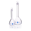 Kimble 28014B-100 KIMAX Colorware Volumetric Flask, Class A, Blue, 100 mL, Case of 6