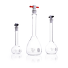 Kimble 28014F-100 KIMAX Volumetric Flask, Color Coded PTFE Stopper, 100 mL, Case of 12