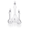 Kimble 623010-0030 KONTES Volumetric Flask, Class A, with Mixing Bulb and Pennyhead Glass Stopper, Wide Mouth, 30 mL