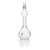Kimble 623020-0300 KONTES Volumetric Flask, Class A, with Mixing Bulb and Pennyhead Glass Stopper, Wide Mouth and Heavy 