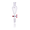 Kimble 29057F-125 KIMAX Squibb Separatory Funnel With 24/40 Stem, 125 mL