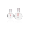 Kimble 294010-0005 KONTES Single Neck Heavy Wall Round Bottom Flask, 19/22, 5 mL