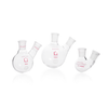 Kimble 294990-0010 KONTES Angled Two Neck Round Bottom Flask, 14/20, 14/20, 10 mL