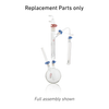Kimble 479114-0000 KONTES Cyanide Distillation Apparatus, Dispersion Tube, 10-15 micron porosity, 19/38 Lower and Side