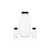 Kimble 5611220C-21 Clear Glass French Square Bottles, Bulk Packs, Shrink Modules With Caps in Bags, 15 mL, Pulp