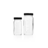 Kimble 5810858C-22 Clear Glass AC Medium Round Bottles, Corrugated Cartons With Divider Cells, Caps Bagged, 250 mL