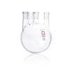 Kimble 607000-1529 KONTES Four Vertical Neck Round Bottom Flask, 29/42, 29/42, 3000 mL