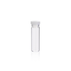Kimble 60975L-4 OPTICLEAR Clear Glass Vial with Tooled Neck and Unattached PE Closure, 16 mL, Case of 288
