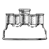 Kimble 614101-4524 KONTES Reaction Flask Top, For 5L Unjacketed Reaction Flask