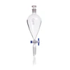 Kimble 636280-0500 KONTES Squibb Pear Shaped Separatory Funnel, With Stopper, 500 mL