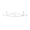 Kimble 653151-0125 Gas Sampling Tubes Replacement Parts, Gas Sampling Tube, 125 mL