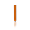 Kimble 73500-1075A Amber Plain Disposable Borosilicate Glass Tube, 10 x 75 mm, 4 mL, Case of 1,000