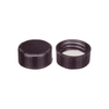 Kimble 73808-28400 Black Polypropylene Screw Thread Cap, Welded PTFE-Faced Silicone Liner, 28-400, Case of 48