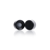 Kimble 73809-20400 Black Phenolic Screw Thread Cap, LDPE Cone Liner, 20-400, Continuous Knurling, Case of 144
