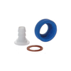 Kimble 747185-0020 PTFE Hose Connector, 20-400 to 1/4"-28