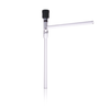 Kimble 826410-0004 HI-VAC Right-Angle Valve, with PTFE Plug and Extended Tip, Bore Range 0-4 mm