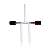 Kimble 826700-0004 HI-VAC Three-Way Valve, with PTFE Plug, without Tip O-Ring, Bore Range 0-4 mm
