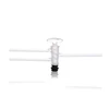 Kimble 833000-0002 Three-Way Double Oblique-Bore Stopcock, 2 mm