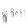 Kimble 850100-0022 Glass Pennyhead Stopper, Size 22