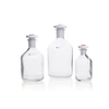 Kimble KC15097-500 KimCote Enlarging Connecting Adapter, With Color-Coded PTFE Flathead Stopper, Blue, 500 mL, Case of 6