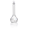Kimble KC92812G-1000 KimCote Volumetric Flask, Class A, with Pennyhead Glass Stopper, Heavy Duty Wide Mouth, 1000 mL