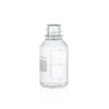 Wheaton 219455 Safety Coated Clear Glass Graduated, Media / Lab Bottle, Graduated, 125 mL, Case of 48