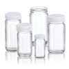 Wheaton W217000 AC Round Bottle, clear, 30 mL, PTFE Faced Foamed Polyethylene, Case of 48