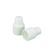 Wheaton 242510 Dropper Tip Cap, 8-425, White, Case of 100