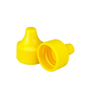 Wheaton 242528 Dropper Tip Cap, 20-410, Yellow, Case of 100