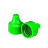 Wheaton W242526-A Dropper Tip Cap, 20-410, Green, Case of 1,000