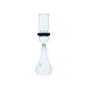 Wheaton 419452 90mm Filtration Assembly With No. 8 Stopper, Complete Unit With Removable Glass Frit, 1000 mL