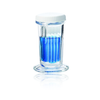 Wheaton 900570 5-10 Slide Unit Coplin Staining Jar, 60mL, with Screw Cap, Case of 6