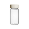 Wheaton 986562 Liquid Scintillation Vials, Borosilicate Glass, 24-400 White Urea Caps Attached to Vials, Metal Foil / Co