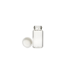 Wheaton 986590 Liquid Scintillation Vials, Borosilicate Glass, 24-400 White PP Caps Packaged Separately, Foamed Polyethy