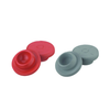 Wheaton W224100-082 Rubber Stopper, Snap-On, 13 mm, Gray Chlorobutyl, Durometer 46, Case of 1,000