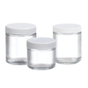 Wheaton W216913 Clear Straight Sided Jar, Black Phenolic Cap, Rubber Liner, 4 oz, Case of 24
