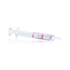Wheaton W851000 SOCOREX DOSYS All-Glass Syringe, Glass Luer Nozzle, 0.1 - 1 mL