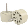 OHAUS 30304368 Centrifuge Adapter for 9 x 1.5/2.0 mL Microtubes, 11 mm Diameter, Pack of 2