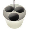 OHAUS 30553127 Centrifuge Rack for 3 x 100 mL Round-Bottom Bottles, 41 mm Diameter, Pack of 2