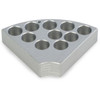 OHAUS 30500573 Sectional Heating Block for 15 mm Vials, Hotplate Stirrer Accessory
