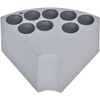 OHAUS 30500578 Sectional Heating Block for 16 mm Test Tubes, Hotplate Stirrer Accessory