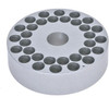OHAUS 30500588 Uni Heating Block for 20 mm Test Tubes, Hotplate Stirrer Accessory
