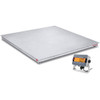 OHAUS 30837606 Defender 3000 Washdown Floor Scale i-DF33XW5000C1L, 5,000 lb x 1 lb, 4 x 4 ft Platform