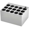 OHAUS 30400190 Dry Block Heater Module Block, 16 mm Vials, 15 Wells