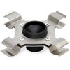 OHAUS 30400207 Vortex Mixer Ampule Tube Holder, Small, 15-17 mm Grip Range, Stainless Steel
