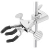 OHAUS 30392229 Fixed Position Multi-Purpose Clamp CLM-FIXED3DSM, 3-Prong Dual Adjust, Stainless Steel, Medium, 0-69 mm