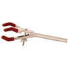 OHAUS 30392203 Multi-Purpose Extension Clamp CLM-MULTI3SZM, 3-Prong Single Adjust, Nickel-Plated, Medium, 0-71 mm Grip