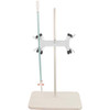 OHAUS 30392231 Buret Holder Kit CLS-BTSETS, Stainless Steel, 22.76 in Rod with Base, Micro to 100 mL Burets