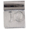 OHAUS 30391035 ASTM Class 7 ECON Weight, 10 mg, One-Piece Flat, with Non-Accredited Calibration Certificate